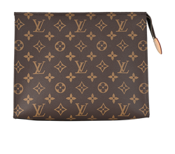 Louis Vuitton Toiletry Pouch 26, Canvas, Mono, MB4158, B/DB/RCT, 3*